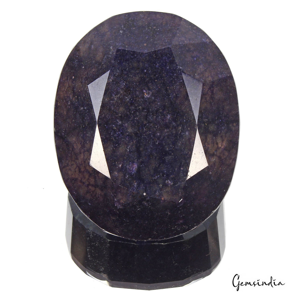 Natural Blue Sapphire Earth Mined Museum Size Oval Cut Faceted 2400 Ct Gemstone