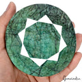 Natural Brazilian Emerald Uneven Round Cut Faceted 4300 Cts Earth Mined Gemstone