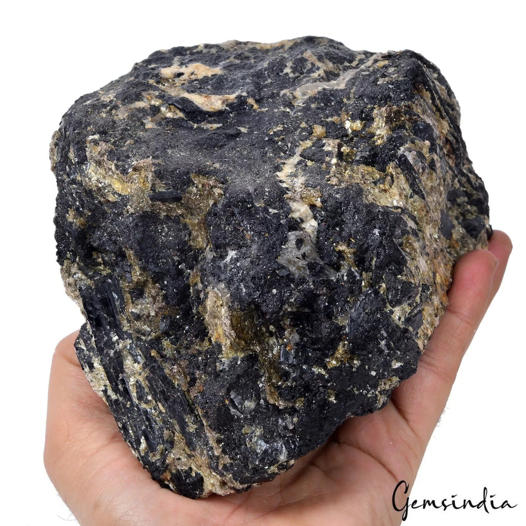 2.7Kg Natural Black Tourmaline Original Specimen Quartz Crystal Rough Stone Rock