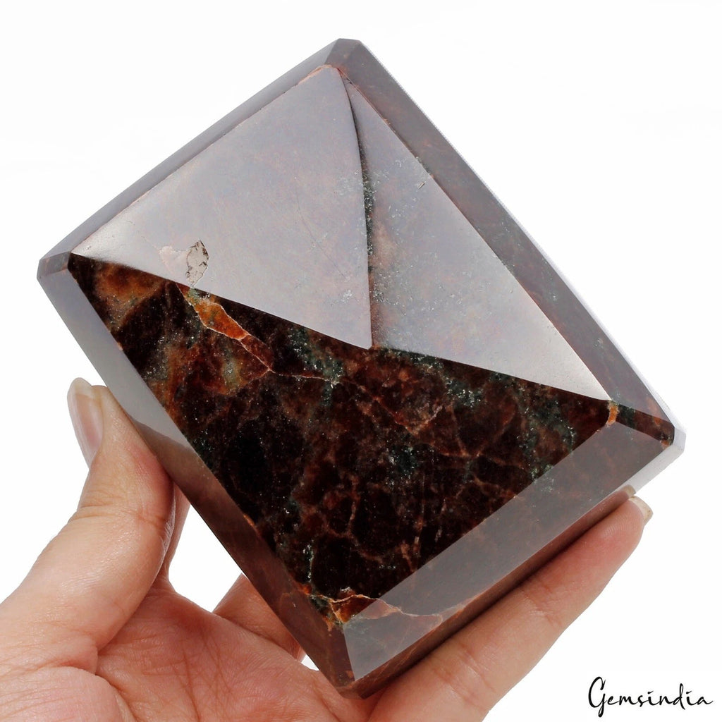 GTL Certified RARE 833gm Museum Size Natural Hessonite Garnet Unheated Gemstone