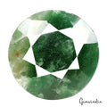 3830 Ct Natural Untreated Green Strawberry Quartz Round Faceted Huge Size Gems