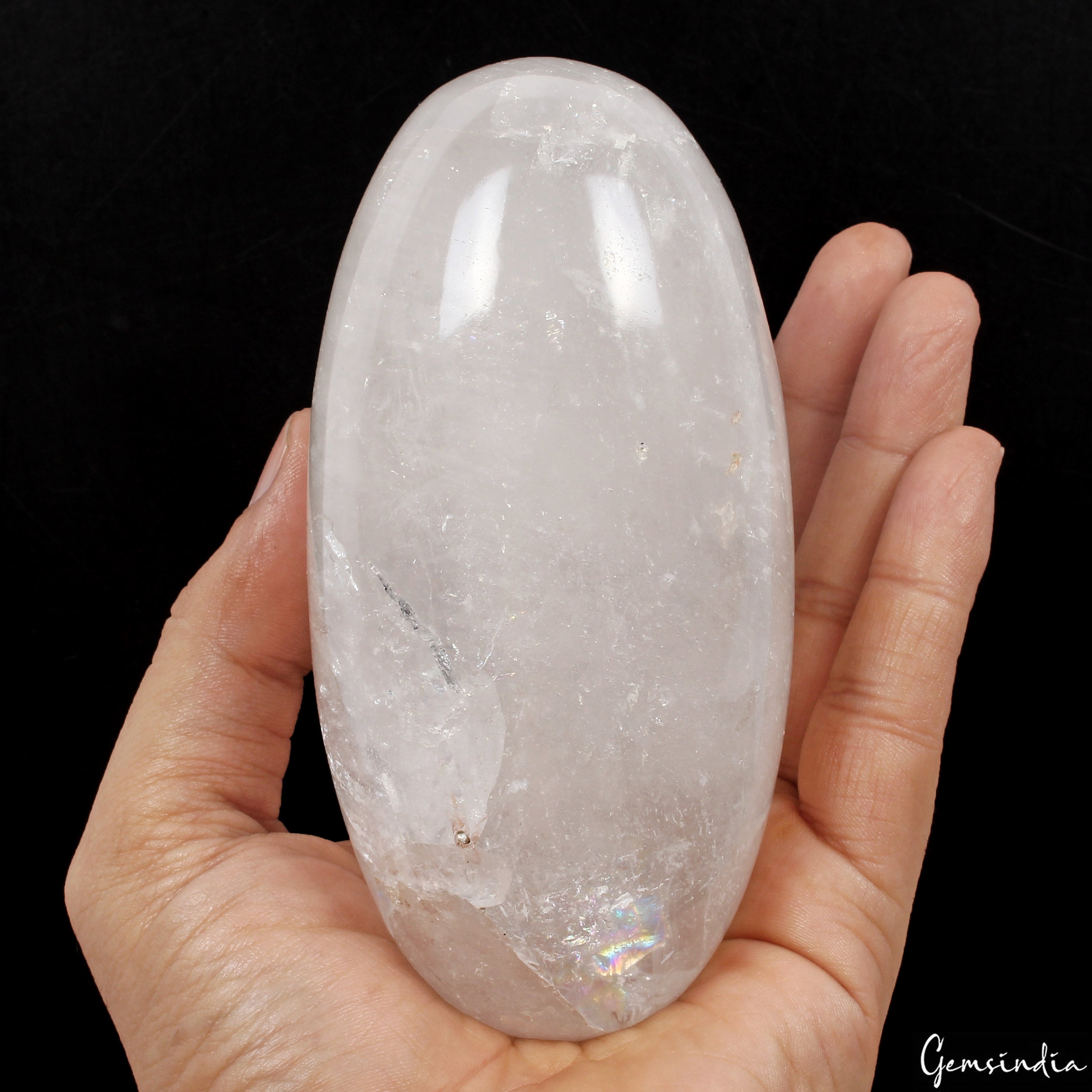 3620 Ct Natural Untreated White Quartz Healing Crystal Reiki Egg Gems With Stand