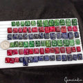 1300 Ct Natural Ruby Emerald Sapphire Mix Cabochon Shape Loose Gemstones~80 Pcs