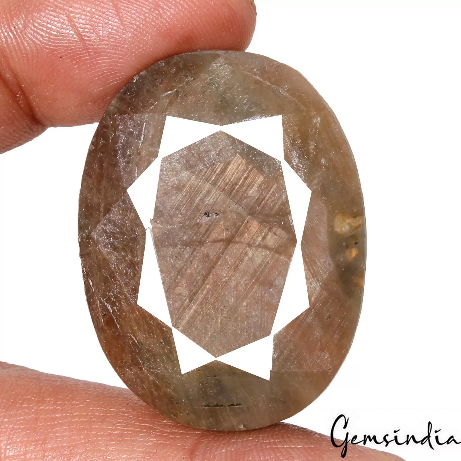 Sapphire Loose Gemstone, Opaque, Untreated — 39 x 30 x 16mm, 236.00 Ct, Madagascar