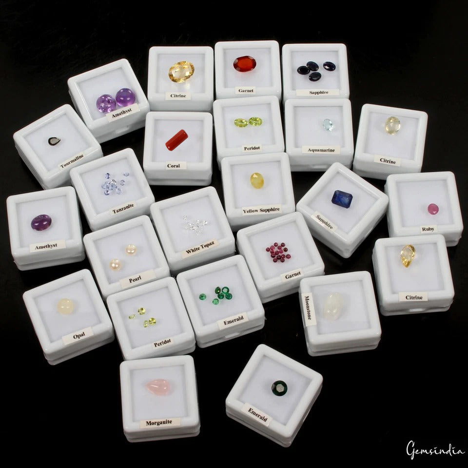 70 Pcs Estate Genuine Semi Precious Loose Gemstone Lot Collection 200$ Plus Retl