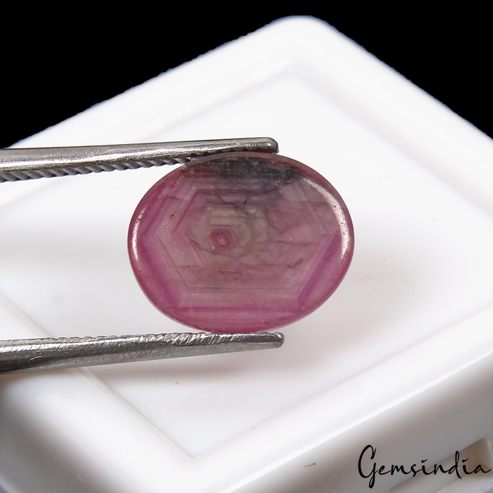 Certified 4.90 Ct Natural Pink Star Ruby Oval Cab Precious Loose Gem For Ring-RH