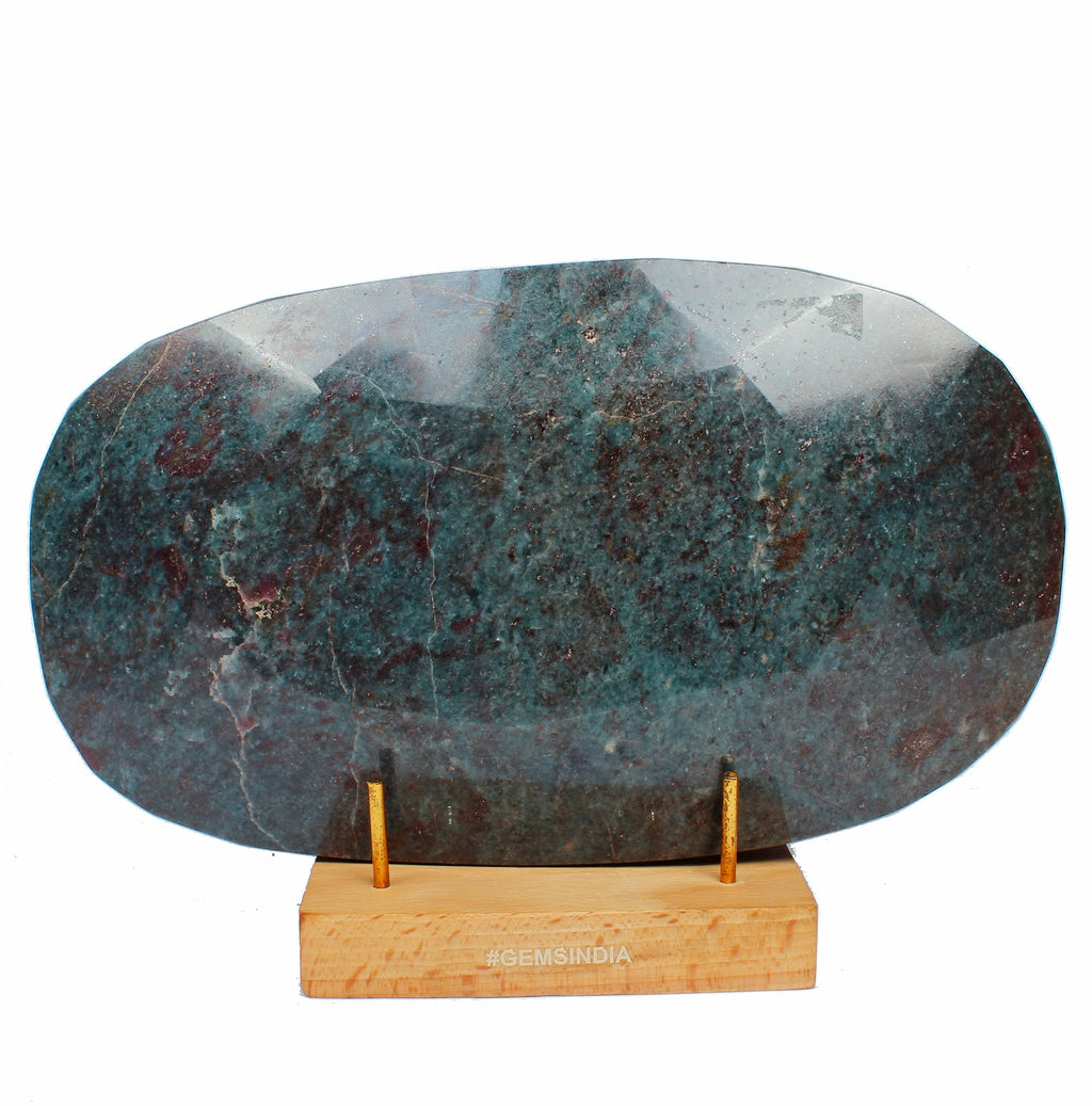 7.7 Kg Natural Ruby Kyanite Oval Cut Huge Rare Untreated Earth Mined Gemstone NM