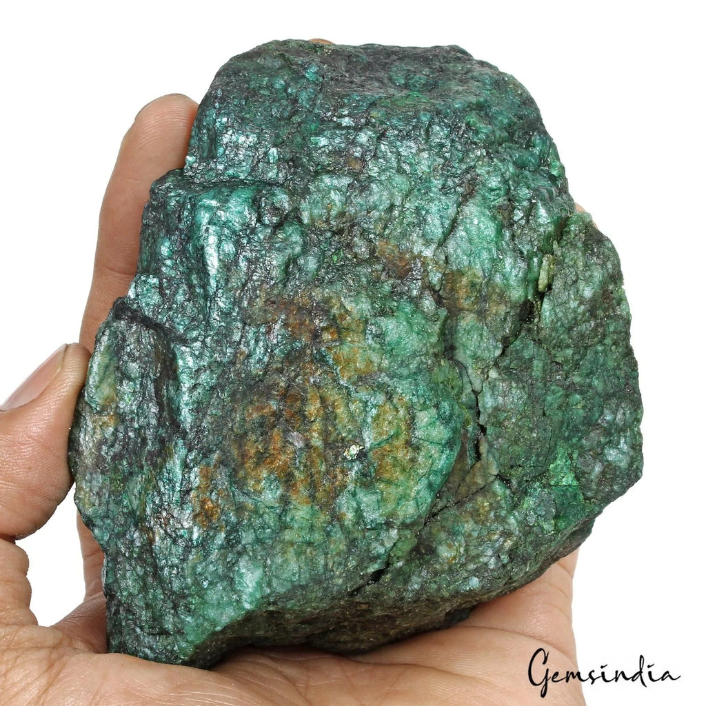 2940 Ct Natural Brazilian Green Emerald Raw Rough Rock Crystal Minerals Huge Gem