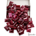 560 Ct/58 Pcs Natural Red Ruby Baguette Cut Loose Ring Size Gemstones Lot