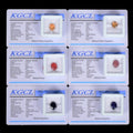 Certified 25.55Ct/6 Pcs Red Ruby Ceylon Blue Yellow Sapphire Oval Cut Loose Gems