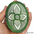 Certified 2045Ct Natural Emerald Oval Shape Amazing Carving Museum Size Gemstone