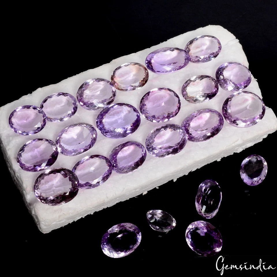 410 Ct 15-22mm Mix Cut Natural Purple Amethyst - Unheated, Brazil Gemstones