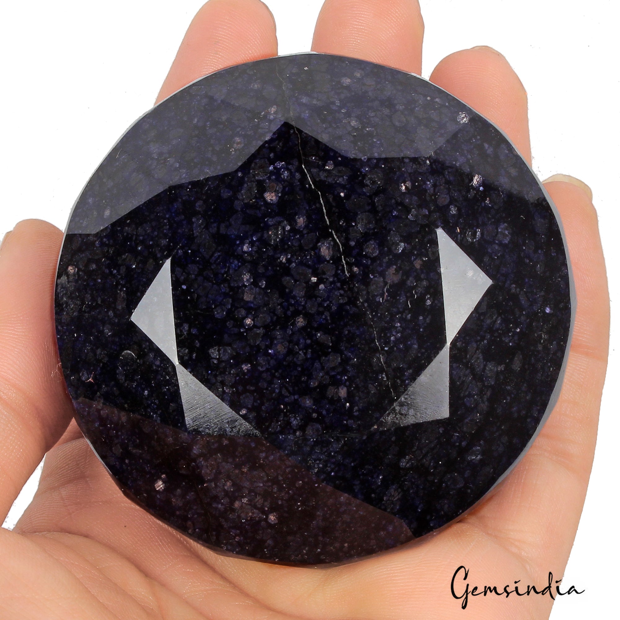 2000 Ct Natural Blue Sapphire Round Cut Museum Size Earth Mined Huge Gemstone