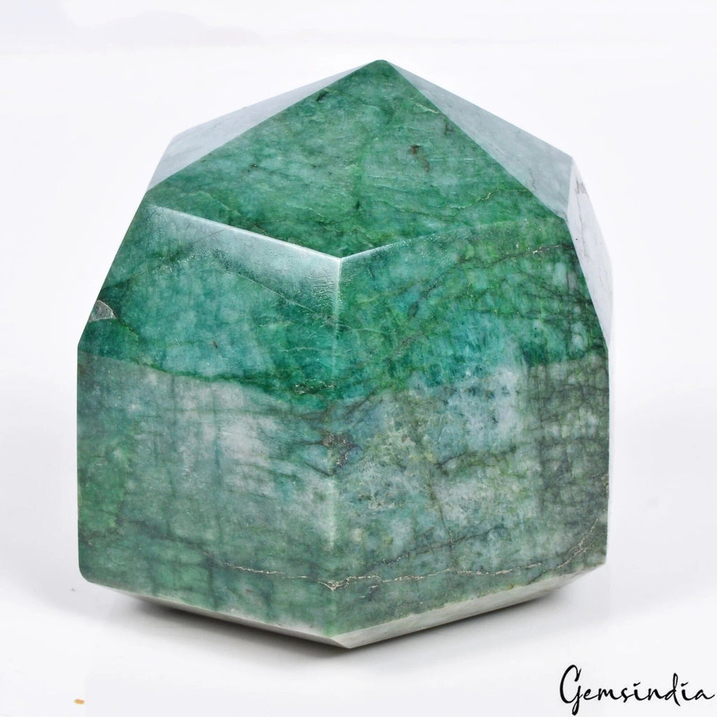 675 Gram Natural Green Emerald Hexagon Cut Faceted Earth Mined Loose Gemstone