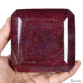1.2 Kilo Natural Red Ruby Huge Octagon Faceted Madagascar Museum size Gemstone