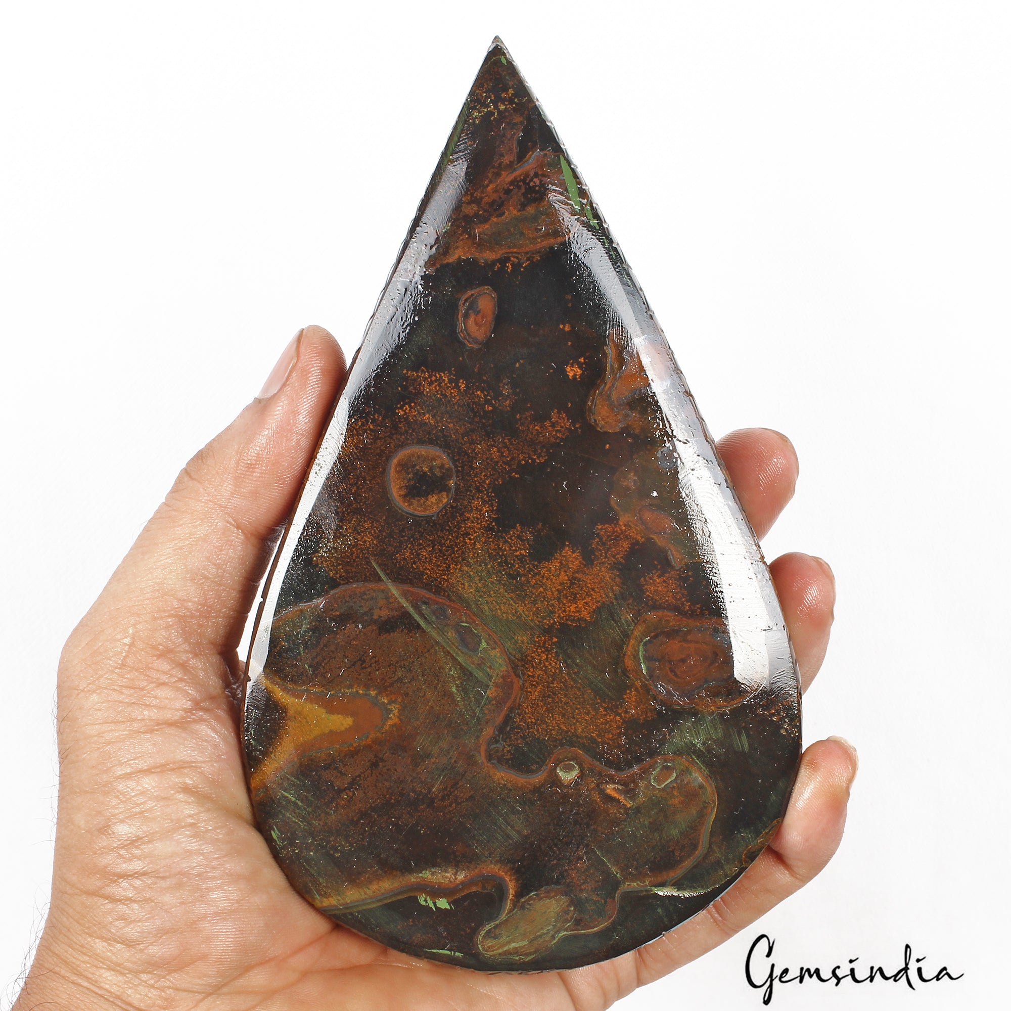3360 Ct Natural Untreated Brown Tiger Eye Pear Carving Masterpiece Huge Size Gem