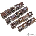 Certified 146.70 Ct/19 Pcs Natural Untreated Brown Red Sapphire Baguette Cut Gem