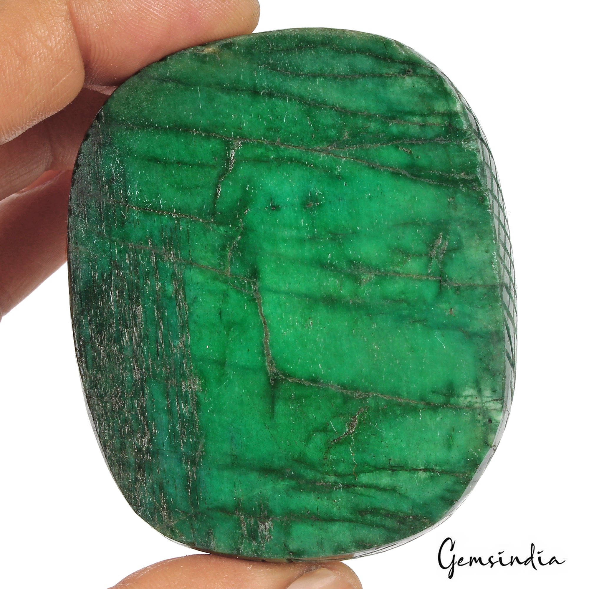 1180 Ct Natural Green Brazilian Oval Cut Earth Mined Huge Carving Loose Gemstone