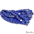 2940 Ct/10 Strand Natural Blue Lapis Lazuli Gems Hexagon Cab Drilled Beads-12"