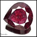 Certified 2420 Cts Natural Dark Red Ruby Pear Faceted Huge Loose Museum Size Gem