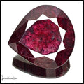 Ruby Loose Gemstone, Color Enhanced, Dark Red — 92x87x38 mm, 2420 Ct, Madagascar