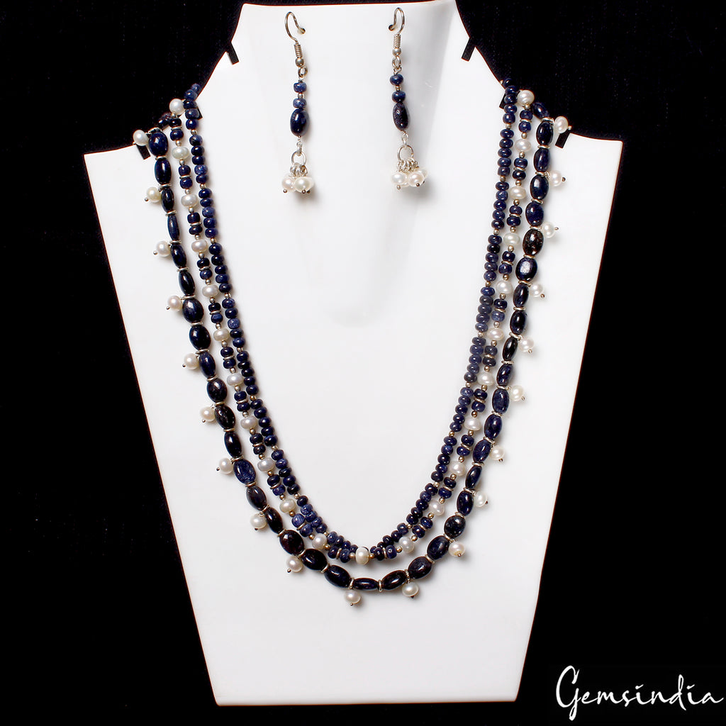 Sapphire Necklace — 4mm to 8mm, 452 Ct, Madagascar