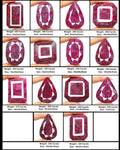 6040 Cts/14 Pcs Natural African Pink Red Ruby Mix Cut Loose Huge Wholesale Gems