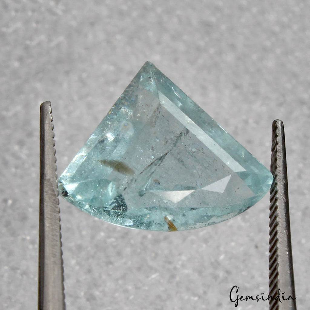4.70Ct Natural Stunning Blue Aquamarine Fancy Cut Loose Unheated Brazil Gemstone