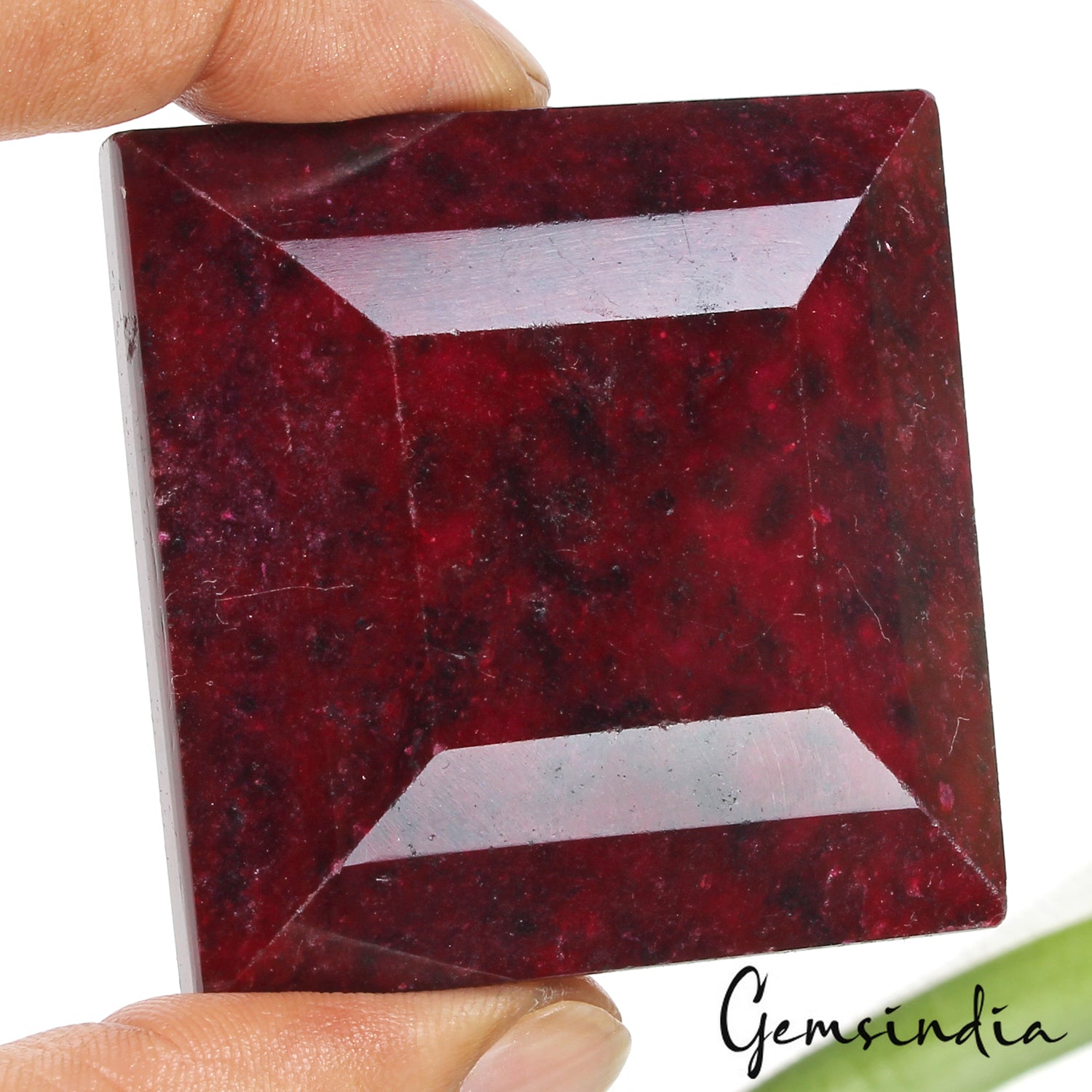 RARE 720 Ct Natural HUGE Red Ruby CERTIFIED* Huge Size 50mm Square Cut Gemstone