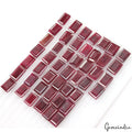 Ruby Lot, Loose Gemstone, Color Enhanced, Dark Red — 46 Pieces, 14mm to 19mm, 800 Ct, Madagascar