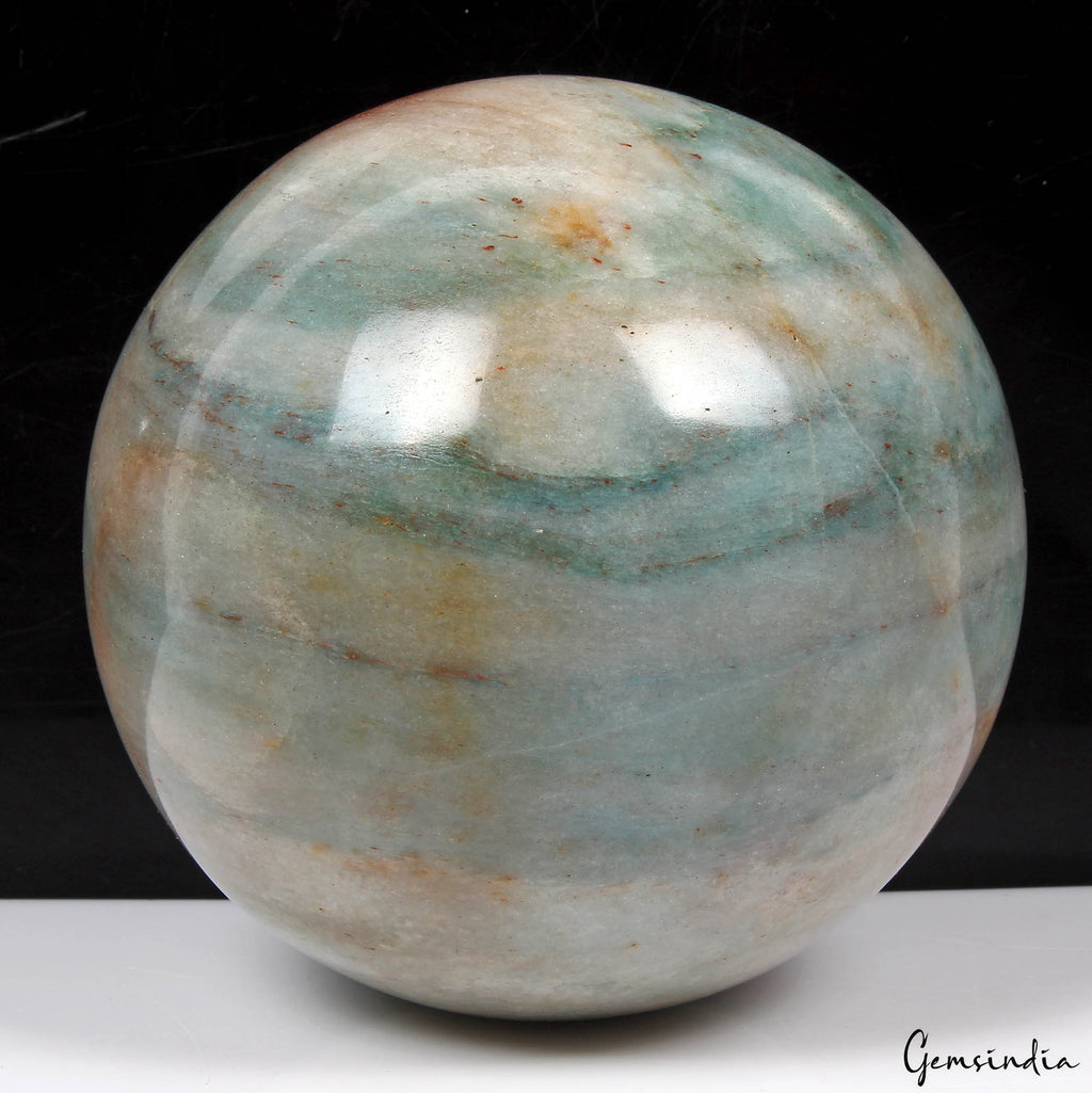 2.5 Kg 4.1" Natural Green Aventurine Sphere Quartz Crystal Ball Healing Decor