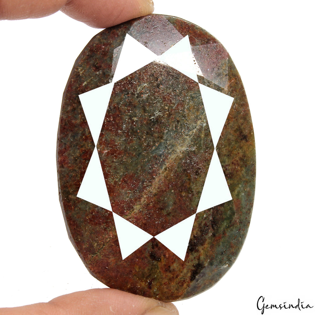 Ruby Kyanite Loose Gemstone, Untreated — 67 x 47 x 12 mm, 450 Ct, Madagascar