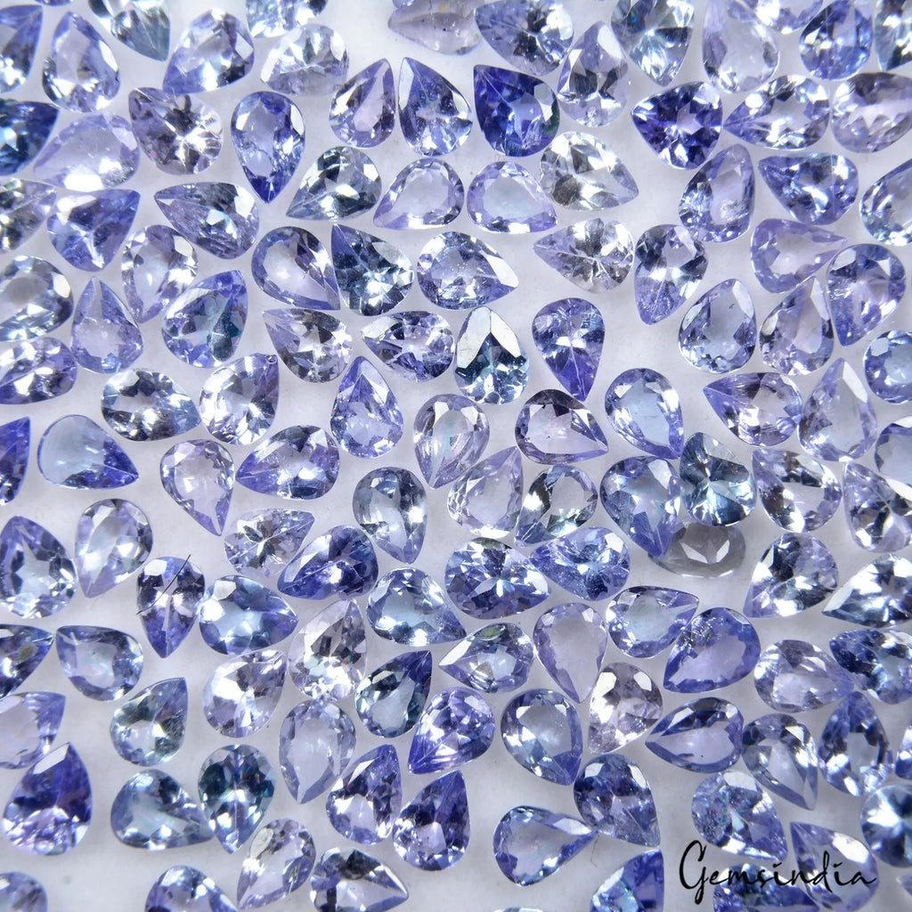 Tanzanite Lot, Loose Gemstone, Untreated, Blue — 220 Pieces, 4x3mm, 27.50 Ct, Tanzania