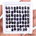 38.60 Ct Natural Blue Sapphire Oval Cut 6*4 mm 60 Pcs Certified Loose Gemstones