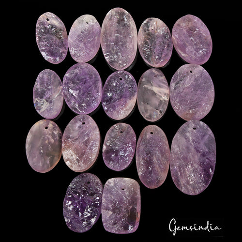 Amethyst Beaded Strand, Purple — 23mm to 36mm, 560 Ct, Brazil