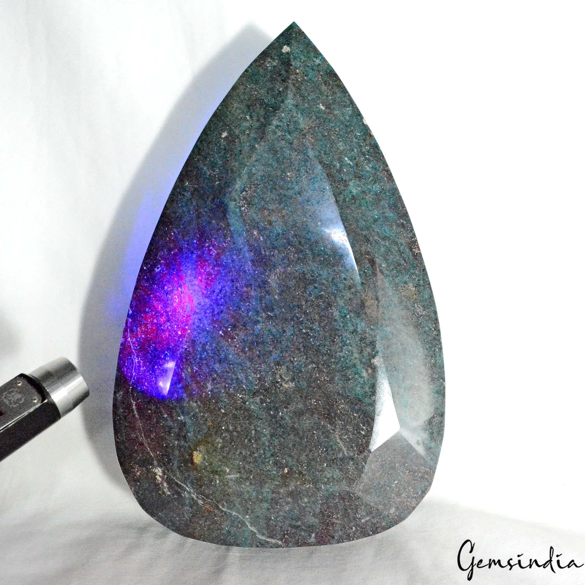8.8 Kg Natural Ruby Kyanite Untreated Pear Cut Collector's Grade Gemstone ~11.5"