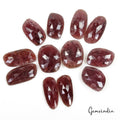 Certified 212 Cts/2 Pair Natural Untreated Red Ruby Rose Cut Matching Pairs Gems