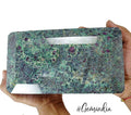 Ruby Fuchsite Loose Gemstone, Octagon Cut, Untreated — 7.5 x 4.25 x 3.5 inches, 21000 Ct (4.2 Kg)