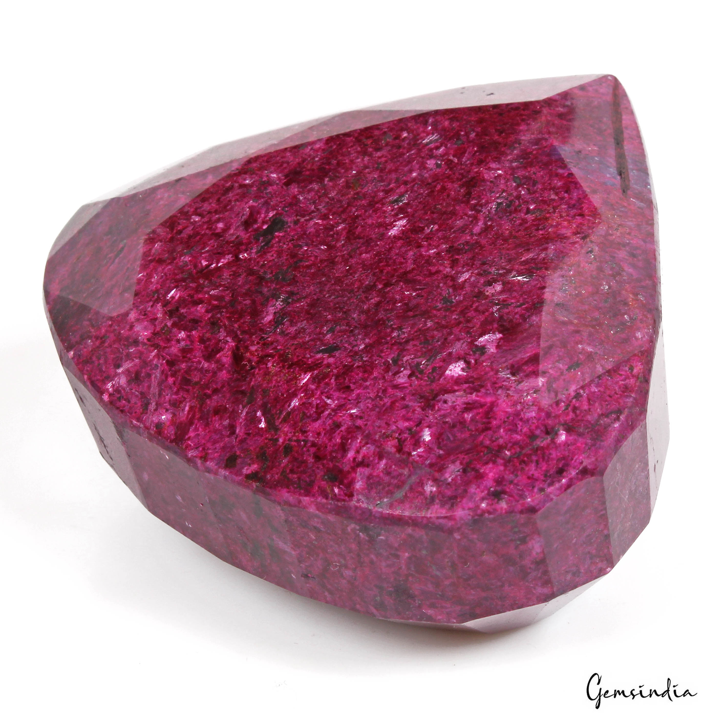 1840 Cts Natural African Red Ruby Pear Faceted Cut Earth Mined Loose Huge Gem