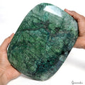 Museum Size 4.7 kg Natural Brazilian Green Emerald Oval Faceted Earth Mined Gem
