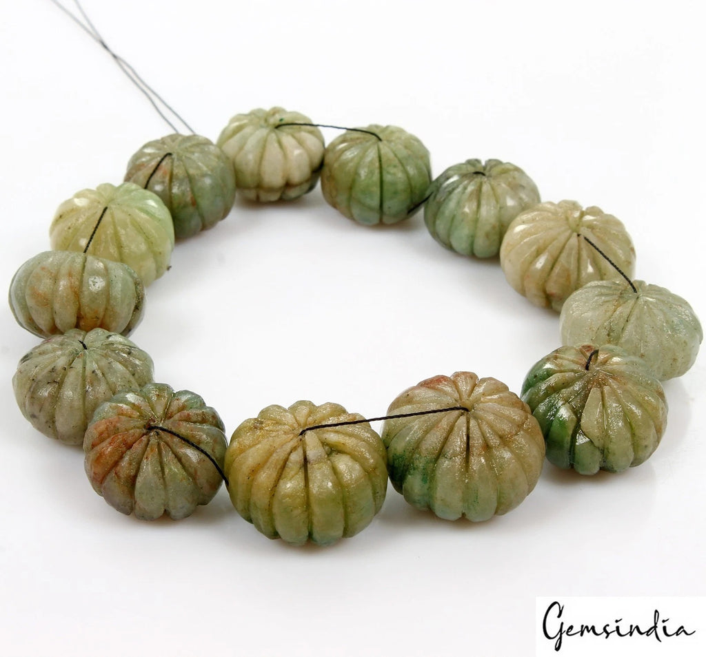 Emerald Beaded Strand, Color Enhanced, Green — 20mm to 24mm, 700 Ct, Brazil