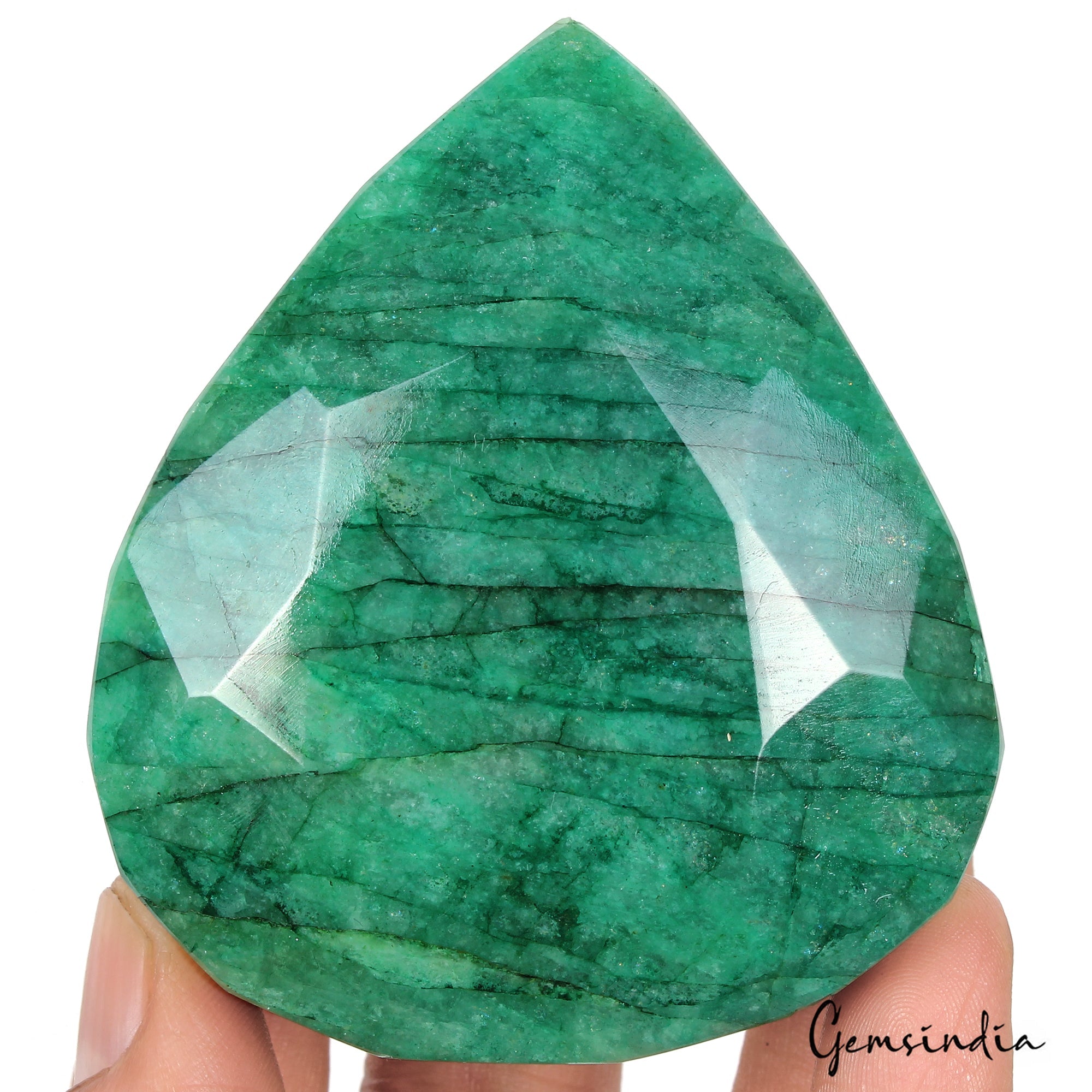 1360 Ct Natural Green Zambian Emerald Pear Cut Earth Mined Museum Size Gemstone