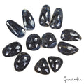 Certified 320 Ct/12 Pcs Natural Black Sapphire Rose Checker Cut 6 Pairs Gems Lot