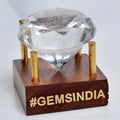 Quartz Loose Gemstone, Untreated, White — 36x27 mm, 174.80 Ct, Brazil