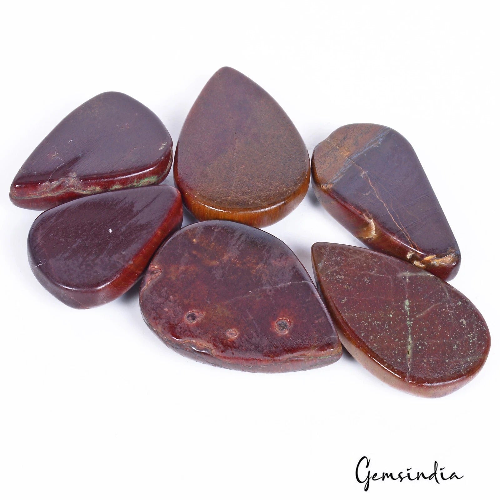 Tiger Eye Cabochon, Untreated, Brown — 42mm to 53mm, 940 Ct