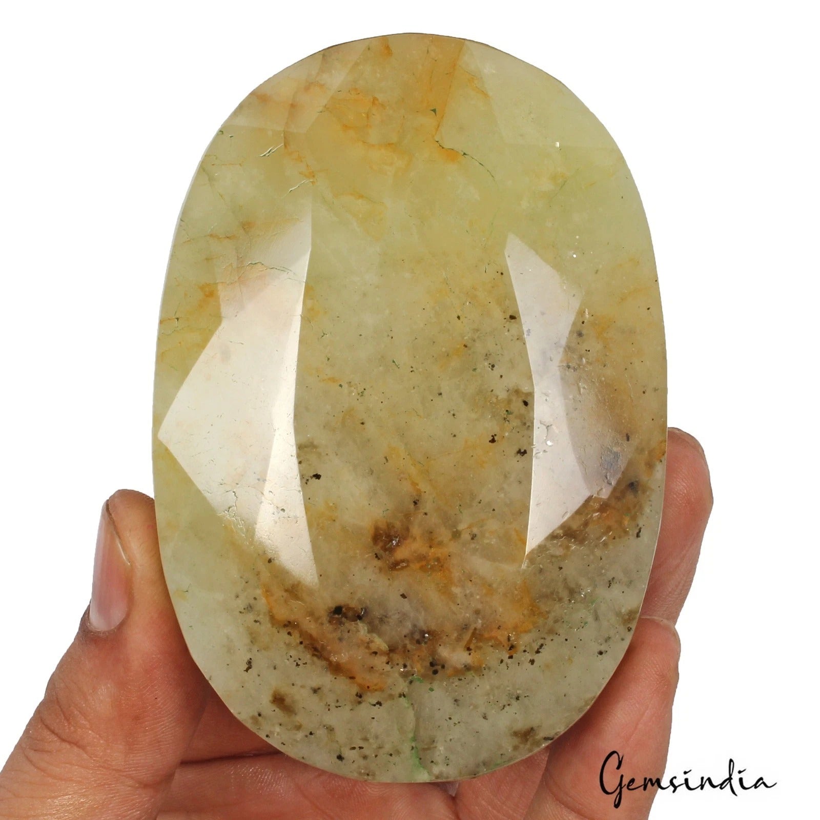 Beryl Loose Gemstone, Untreated — 92 x 64 x 37 mm, 1900 Ct, Brazil