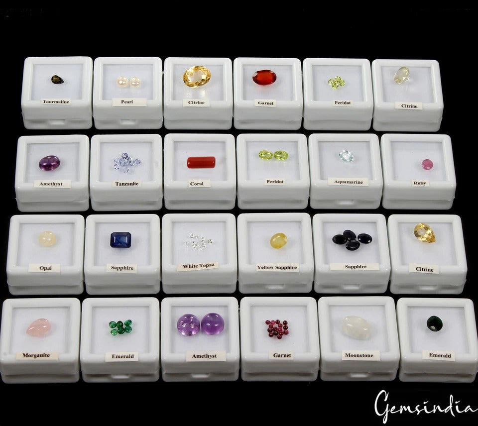 Citrine Lot, Loose Gemstone — 70 Pieces, 1mm to 13mm, 47 Ct