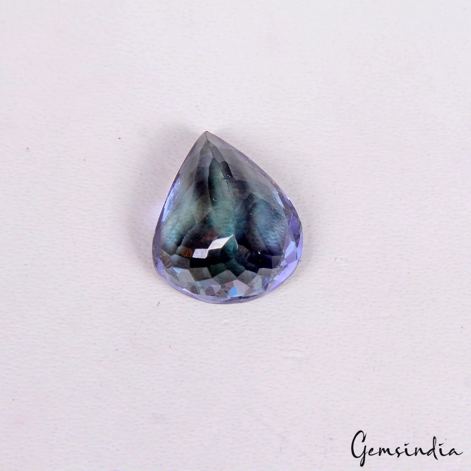 Tanzanite Loose Gemstone, Pear Cut, Untreated — 12.6x10.7x6.1mm, 5.60 Ct, Tanzania