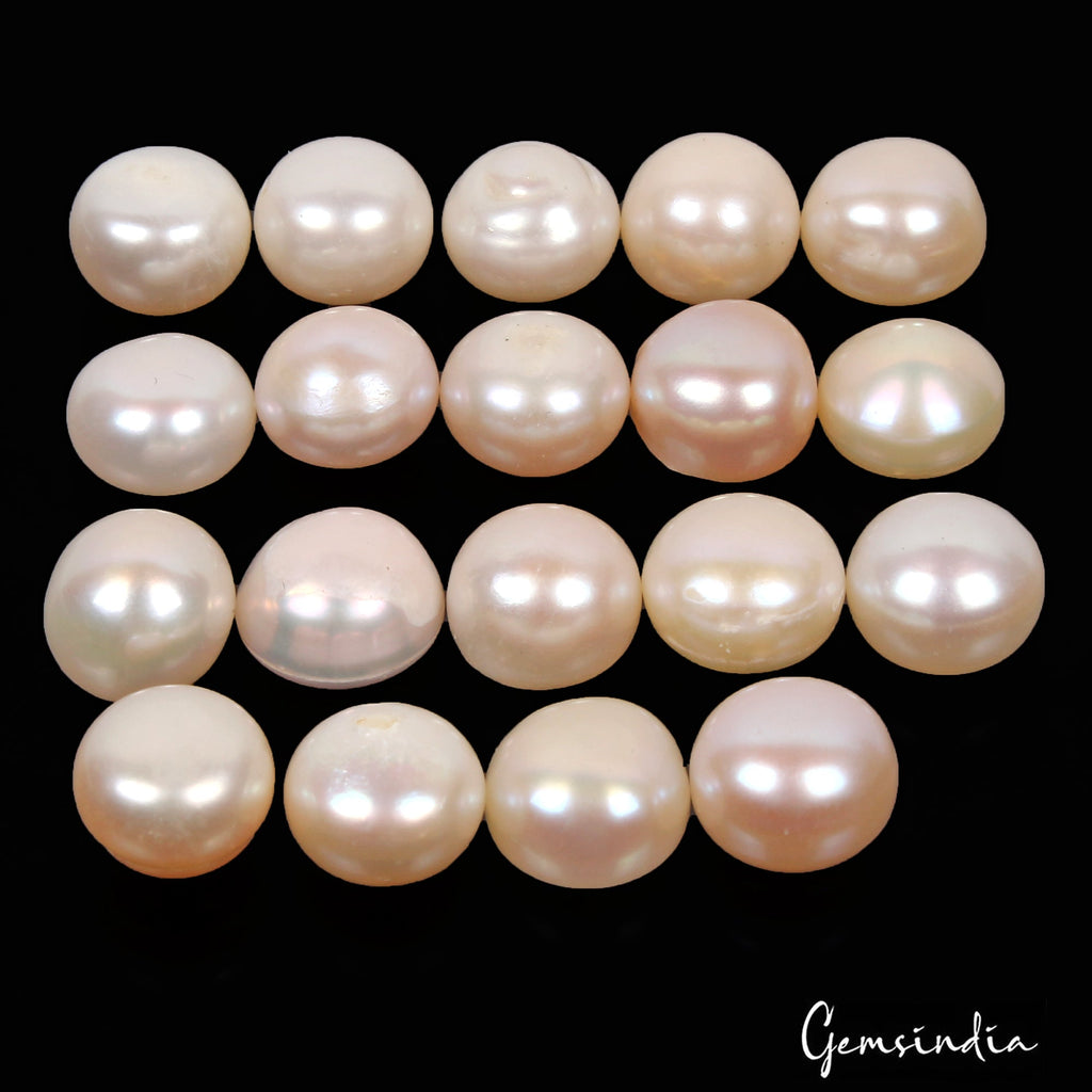 97.80 Ct Freshwater Pearl Potato Untreated Cabochon Loose Gemstone Lot 19 Pcs