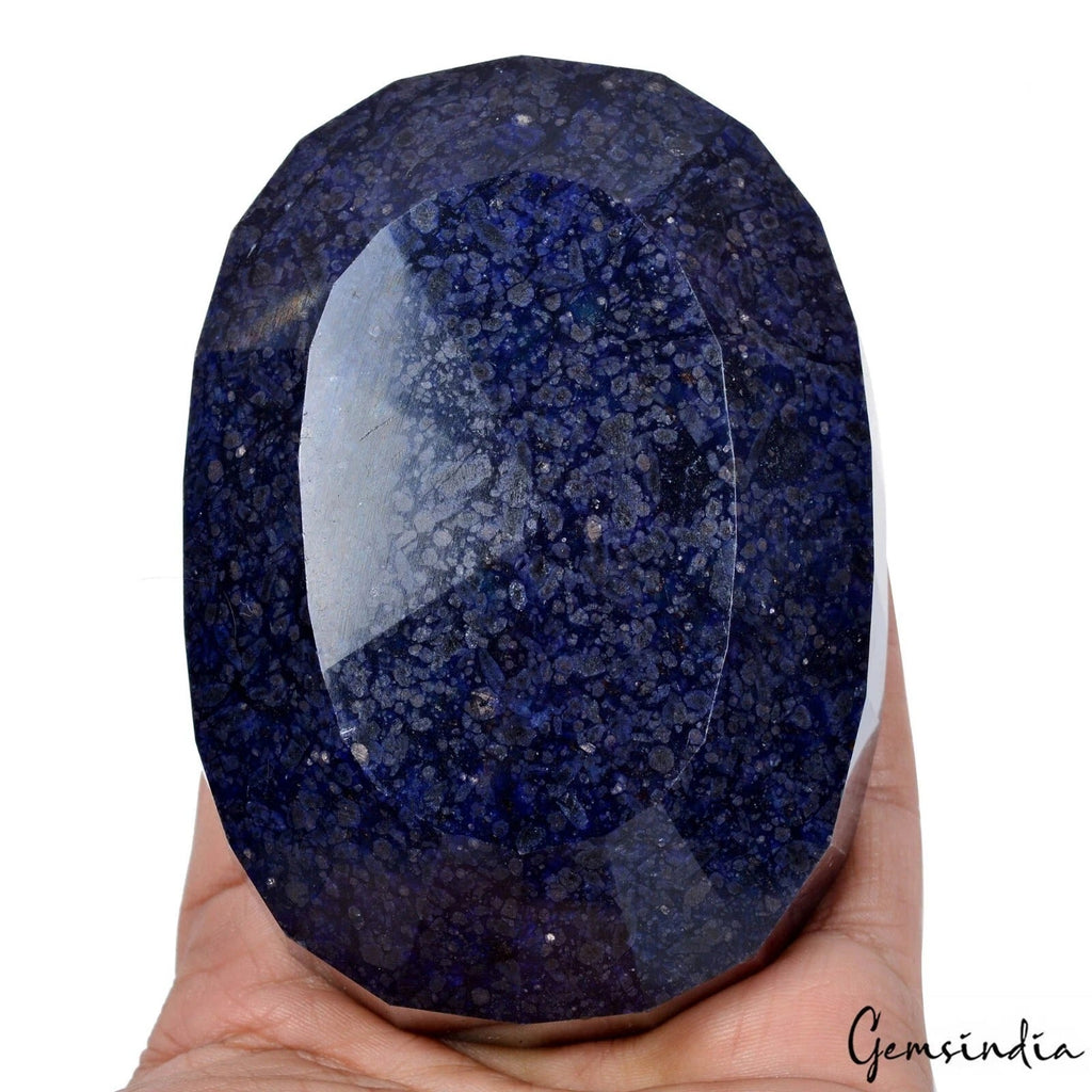 Huge 3150 Cts Natural African Dark Blue Sapphire Oval Cut Loose Museum Size Gem